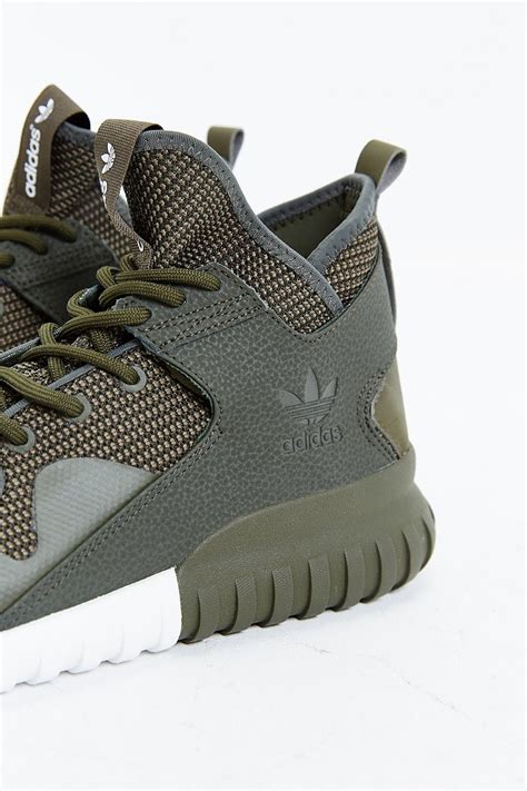 olive green adidas tubular